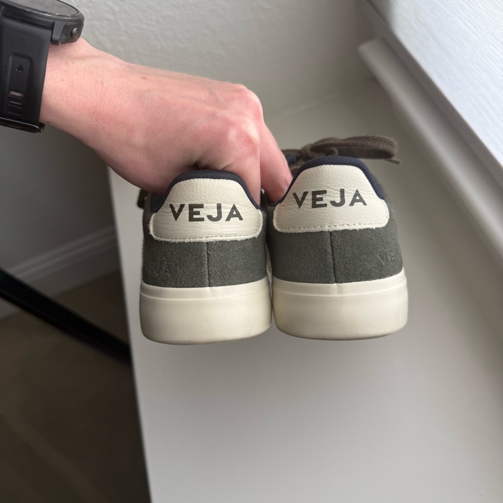 Veja Campo Sneaker Green Suede US 7.5 EU 38.5 - Picture 4 of 7